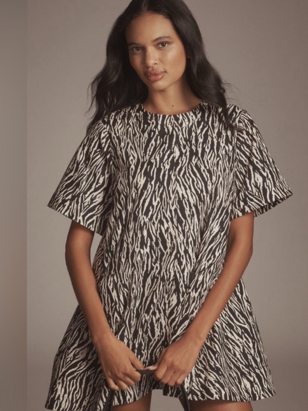 NWT! Anthropologie Maeve The Emmy Short-Sleeve Swing Mini Dress - XXS PETITE 🪅
